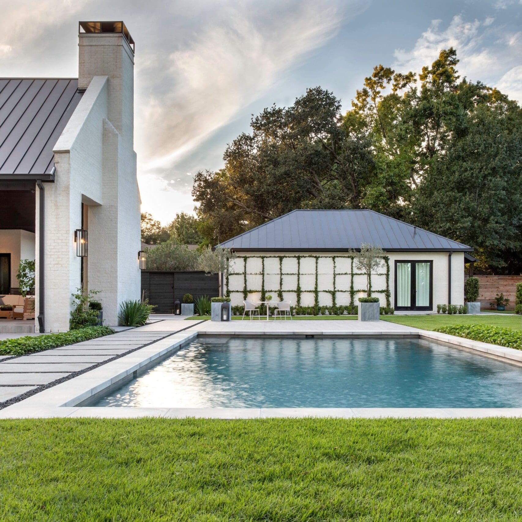 11320 Somerland Way Exterior Back Across Pool