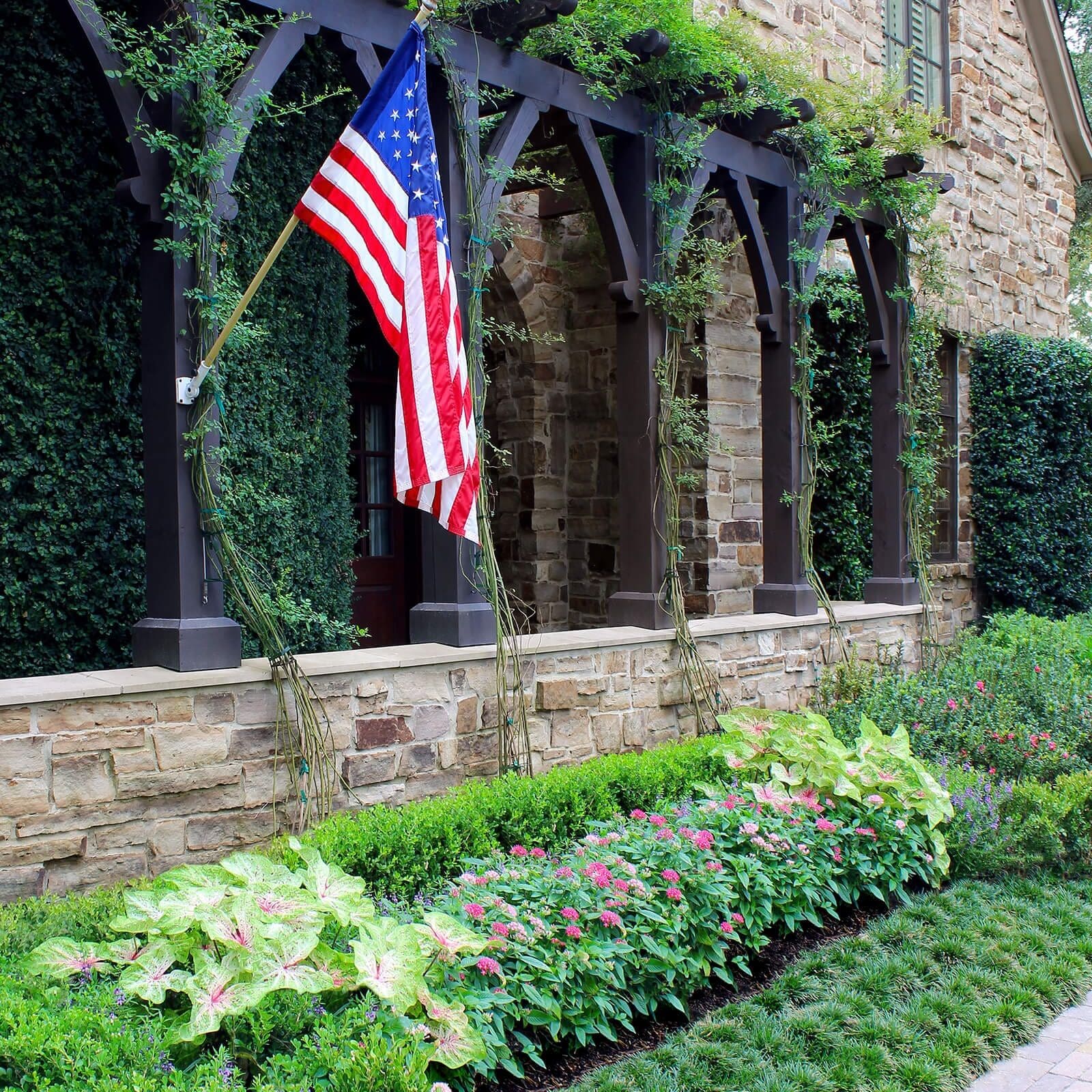 11702 Wendover Ln Flag Over Summer Garden